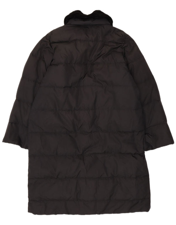 Max Mara Γυναικείο Σαββατοκύριακο Oversized padded παλτό UK 12 Medium Black Polyamide
