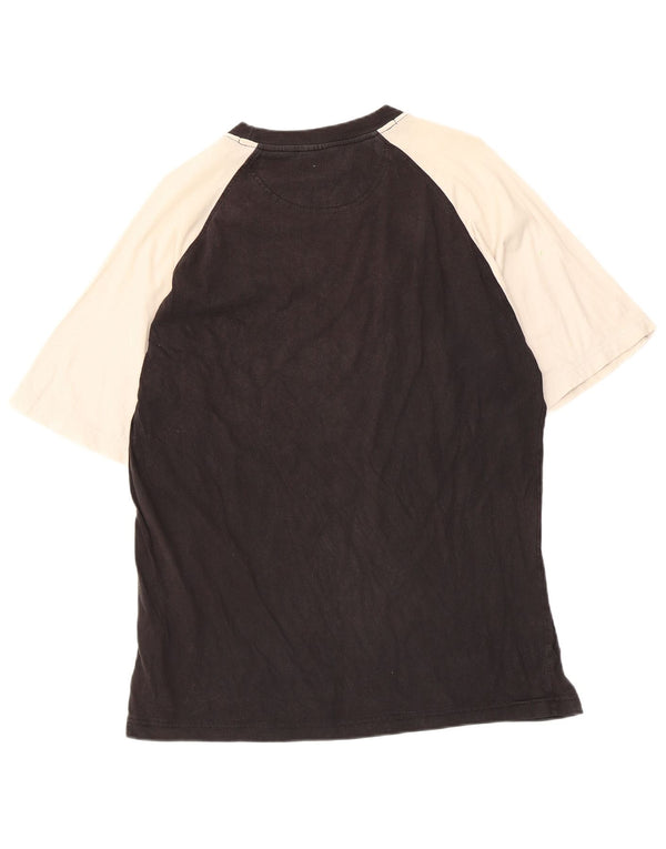Ανδρικό γραφικό T-Shirt Fila Top Large Black Colourblock