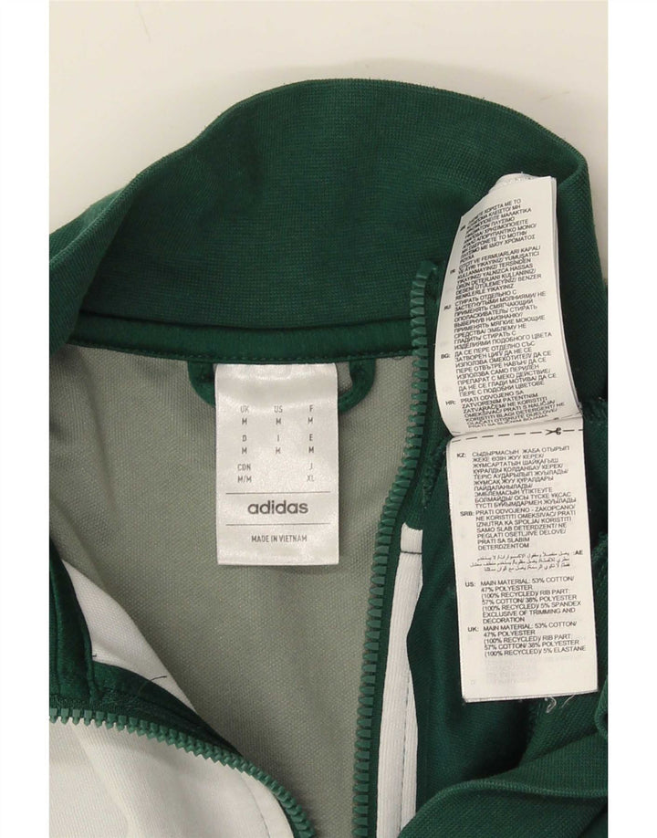 Ανδρική φόρμα Adidas Top Jacket Βαμβακερό μεσαίο πράσινο χρώμα