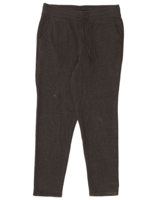 Champion Womens Tracksuit Trousers UK 14 Medium Grey Cotton