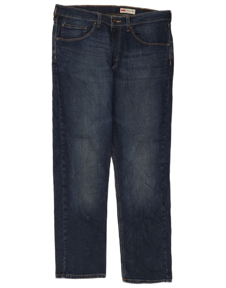 Ανδρικό τζιν Wrangler Regular Tapered W34 L30 Navy Blue Cotton