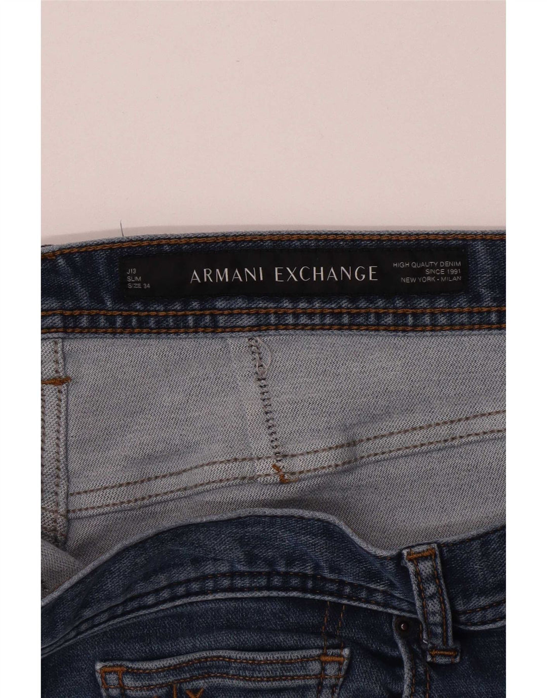 Armani Exchange Ανδρικό Slim Jeans W34 L32 Μπλε
