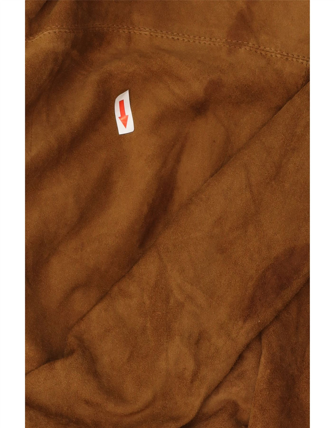 VINTAGE Γυναικείο Σουέντ Μπλέιζερ με 3 κουμπιά UK 16 Μεγάλο Καφέ