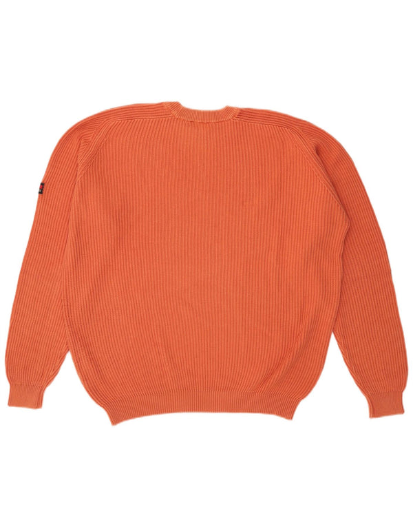 Ανδρικό πουλόβερ Navigare Crew Neck Jumper XL Πορτοκαλί βαμβακερό