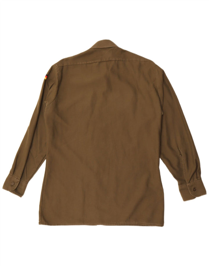 Ανδρικό πουκάμισο Vintage Μέγεθος 39/40 Medium Khaki Polyester