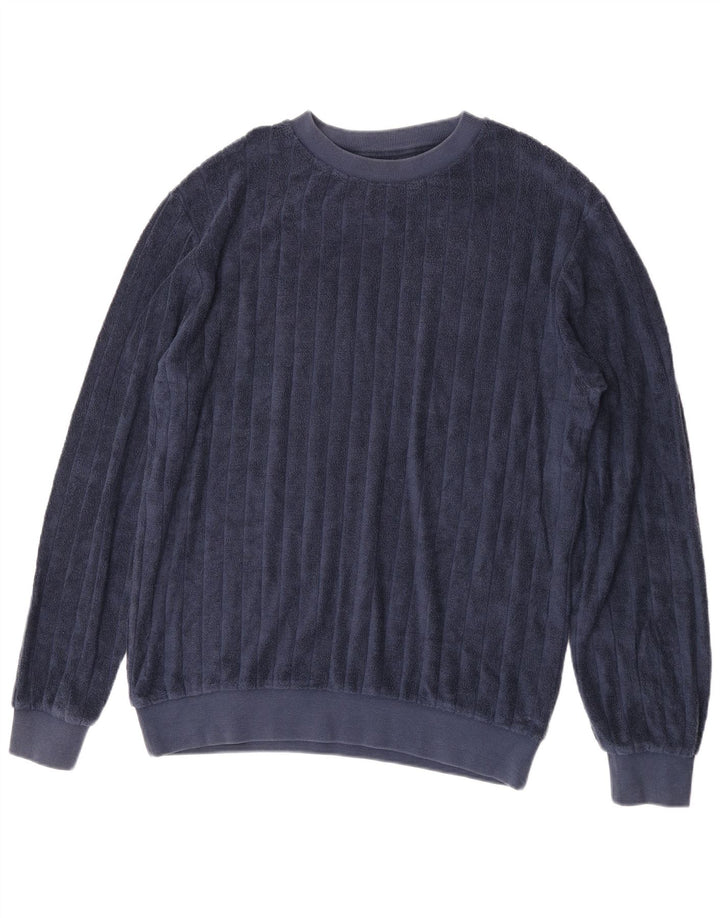 MC2 SAINT BARTH Ανδρικό Fleece Jumper Medium Navy Blue Βαμβακερό