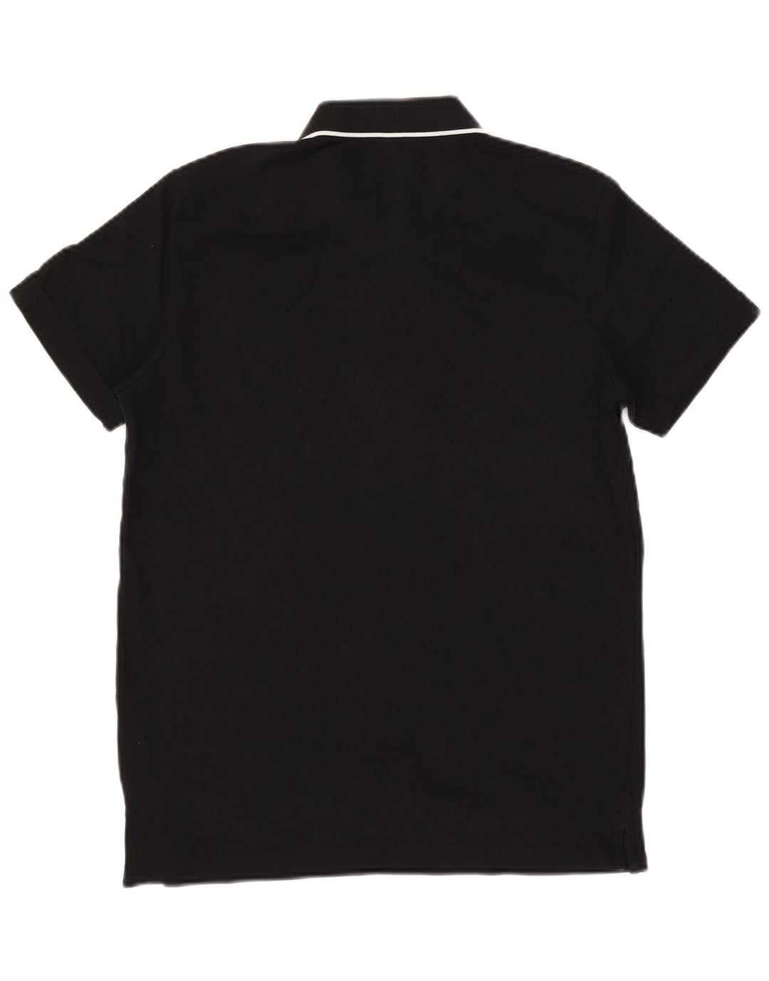 Ανδρικό μπλουζάκι πόλο Jack & Jones, μεσαίο μαύρο βαμβακερό