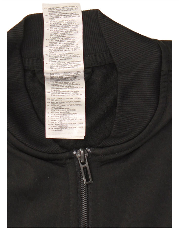 Γυναικεία αθλητική φόρμα Adidas Top Jacket UK 12/14 Medium Black Polyester