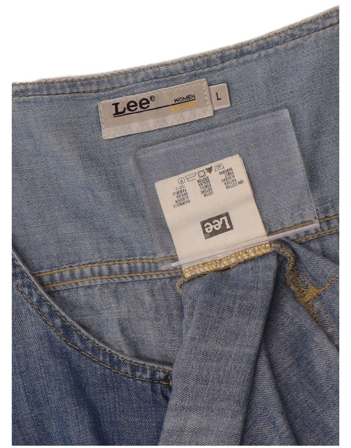 Lee Γυναικείο Τζιν Φόρεμα UK 16 μεγάλο μπλε βαμβακερό