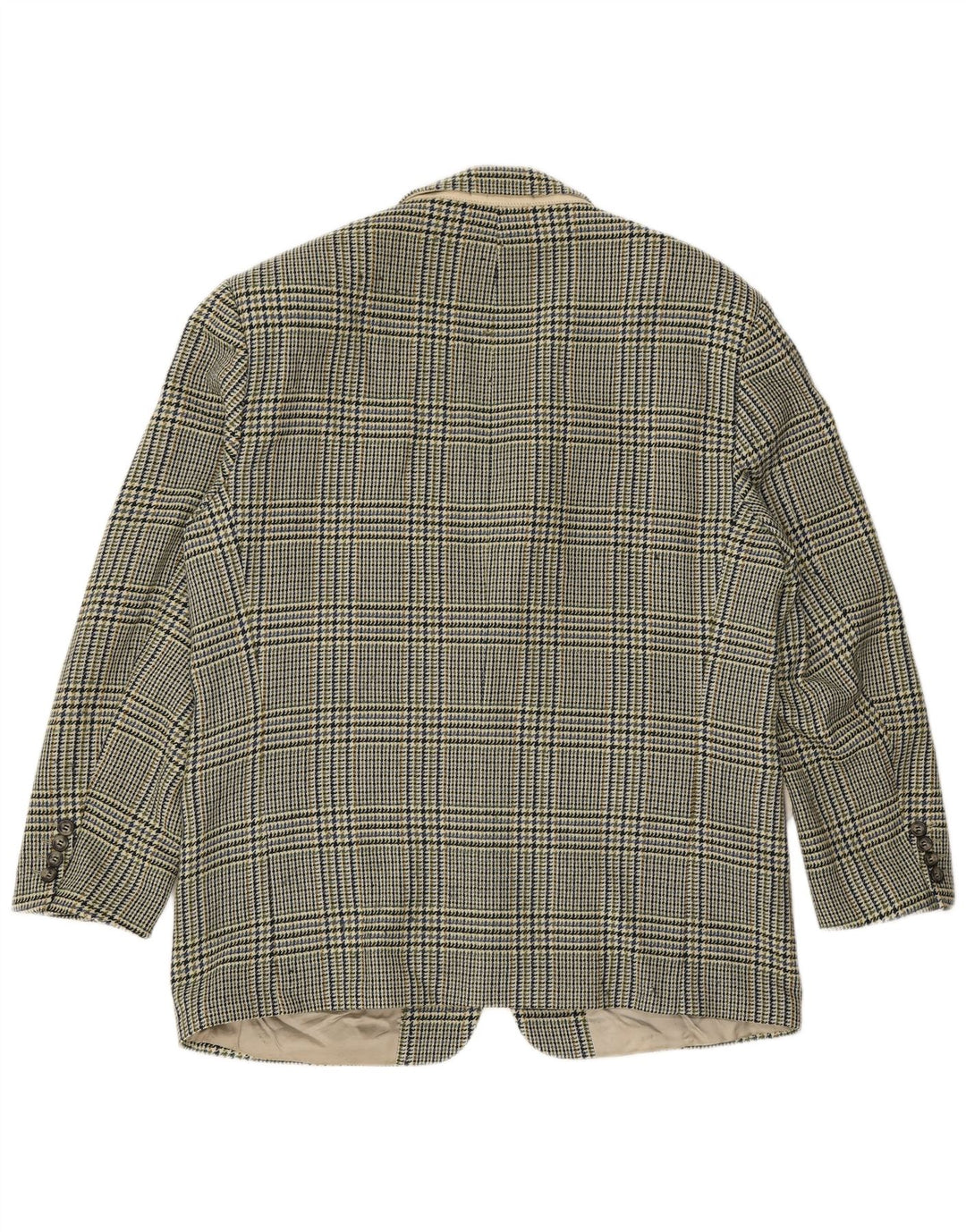 HUGO BOSS Ανδρικό σακάκι 2 κουμπιών UK 40 Large Green Houndstooth