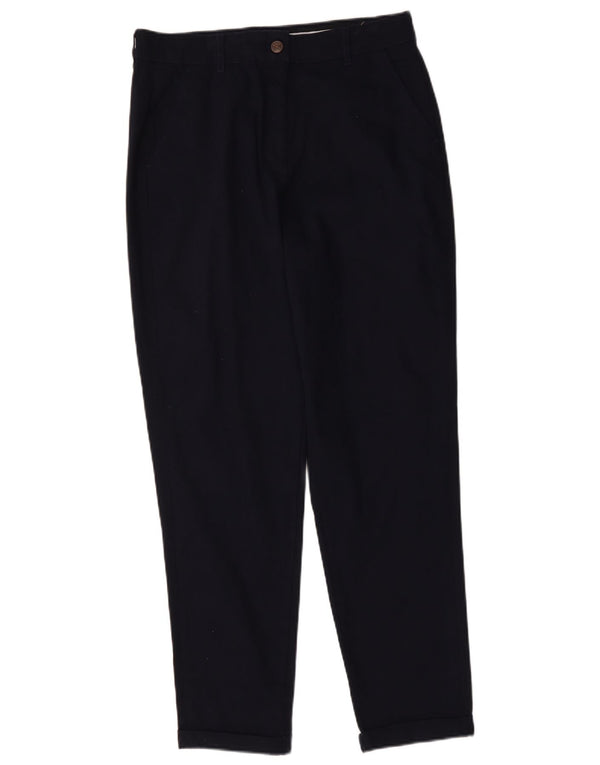 Crew Clothing Γυναικεία ίσια παντελόνια Chino UK 14 Large W32 L29 Navy Blue