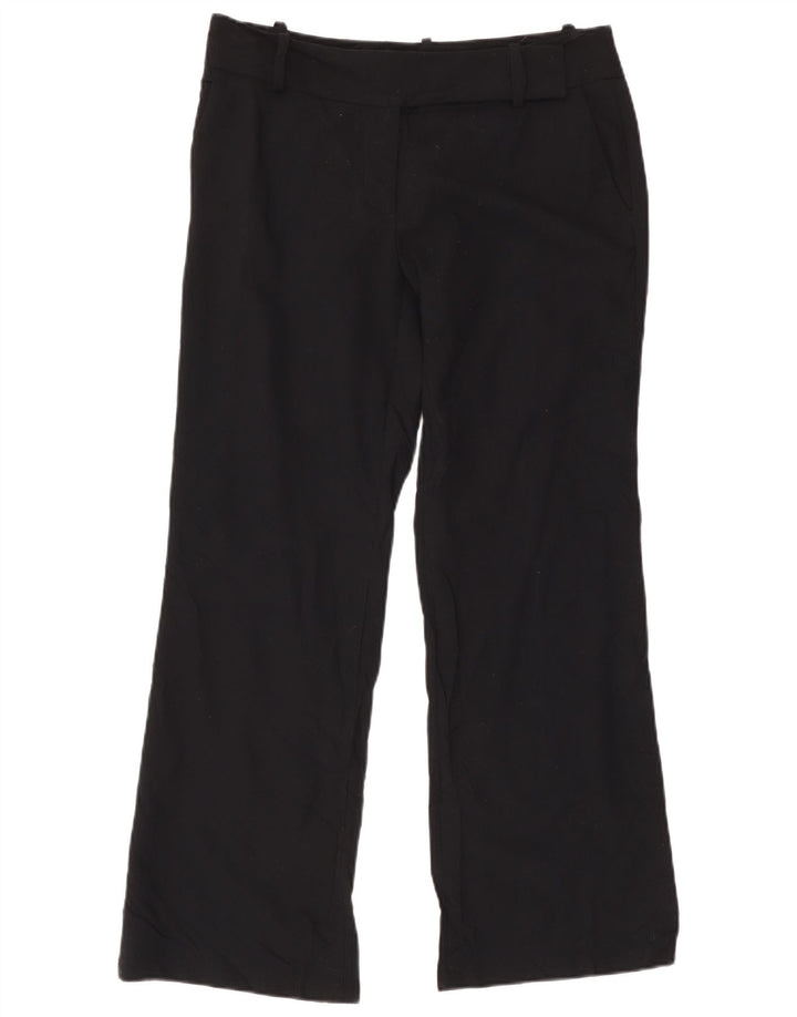 Zara Γυναικείο παντελόνι Chino Bootcut EU 40 Medium W30 L28 Μαύρο Πολυεστέρας