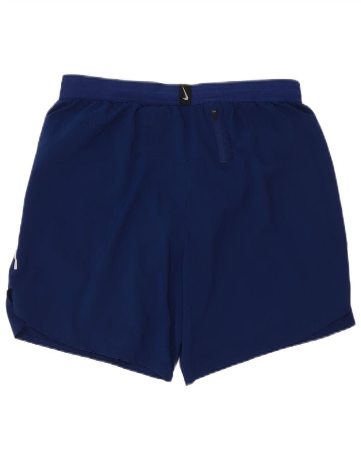 Γυναικείο αθλητικό σορτς Nike Dri Fit UK 16 Large Navy Blue Polyester
