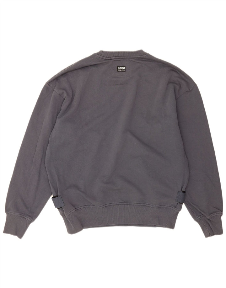 Ανδρικό φούτερ G-Star Jumper μεγάλο γκρι βαμβακερό
