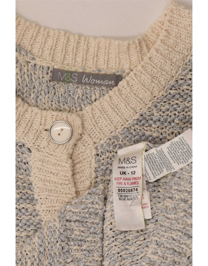 Marks & Spencer Γυναικείο πουλόβερ UK 12 Medium Silver Flecked