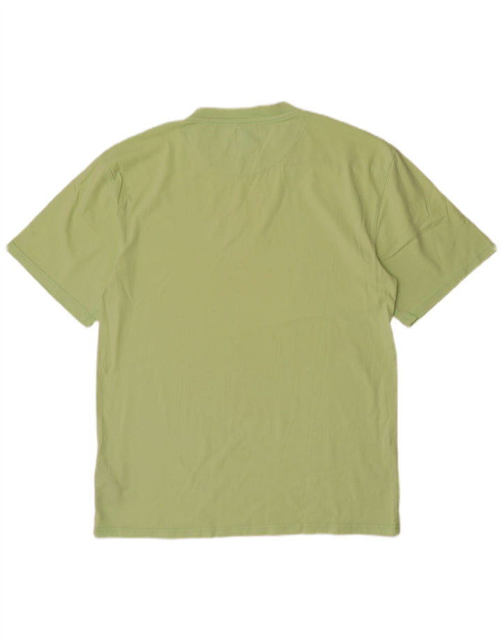 Ανδρικό γραφικό T-Shirt Karl Kani Top Μεσαίο πράσινο βαμβακερό