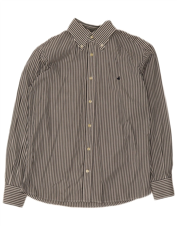 Μπλουζάκι Brooksfield Boys 13-14 Years Black Pinstripe