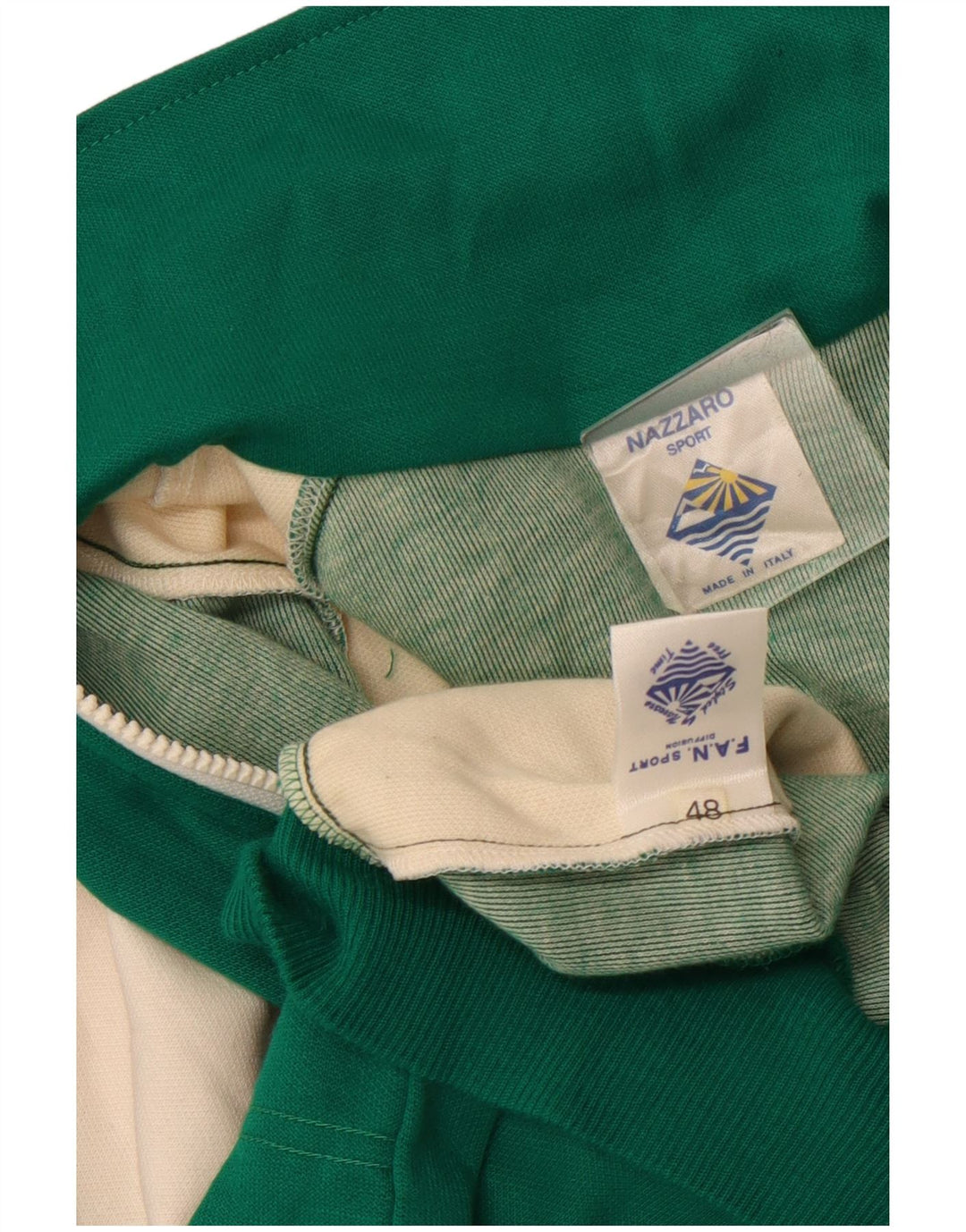 Γυναικεία αθλητική φόρμα VINTAGE Top Jacket IT 48 XL Green Colourblock