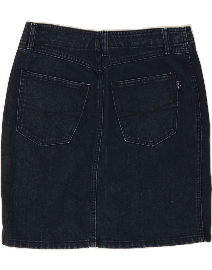 VINTAGE Γυναικεία Τζιν Φούστα IT 40 Small W27 Navy Blue
