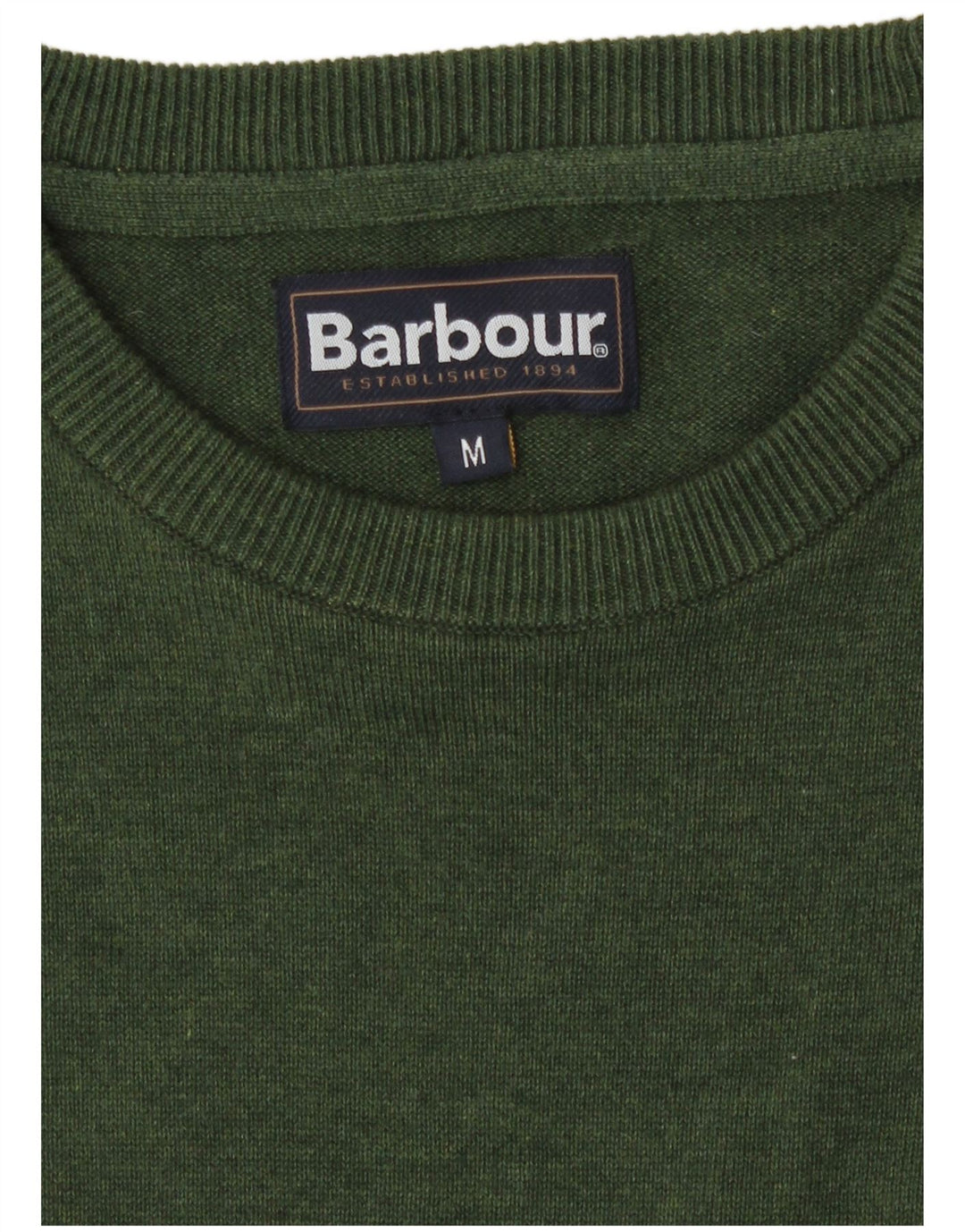 Ανδρικό πουλόβερ με λαιμόκοψη Barbour Medium πράσινο