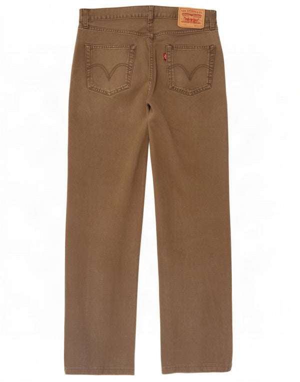 Levi's Mens 751 Straight Jeans W32 L30 Καφέ Βαμβακερό