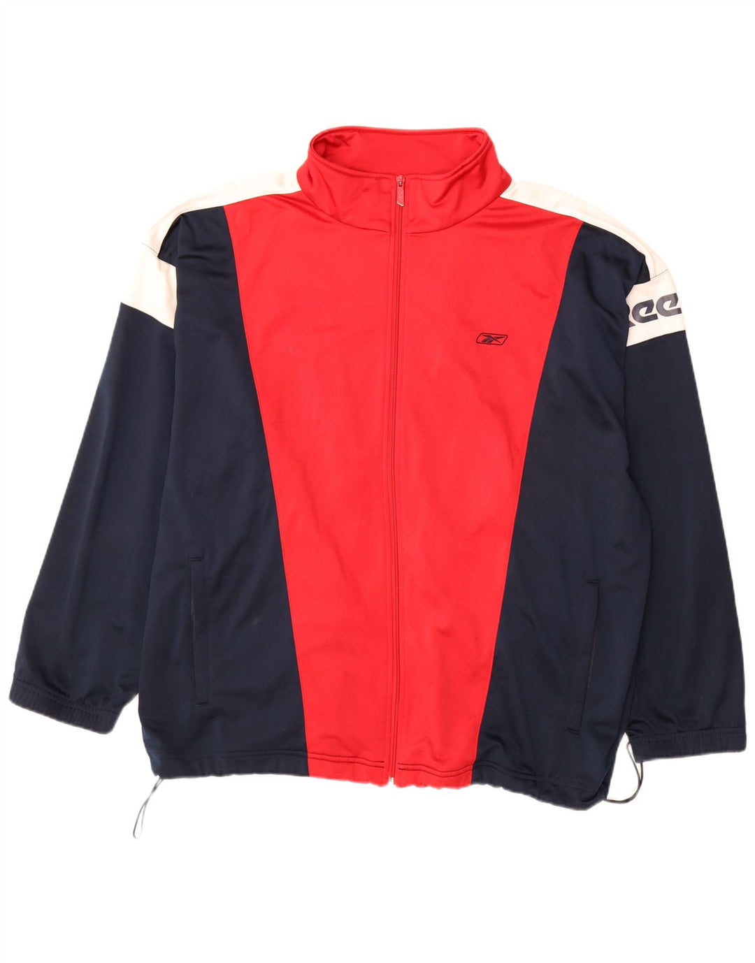 Ανδρική φόρμα Reebok Top Jacket XL Red Colourblock Polyester Sports