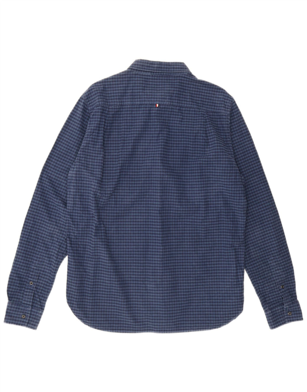 Ανδρικό πουκάμισο Superdry XL Navy Blue Gingham Cotton