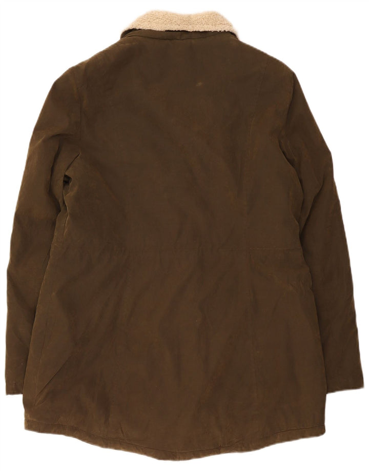 Nautica Γυναικείο σακάκι Sherpa Parka UK 16 Large Khaki Polyester