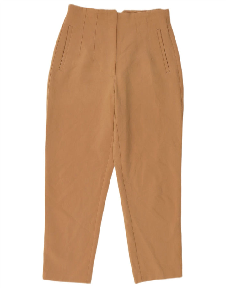 Zara Γυναικείο κοστούμι κωνικό παντελόνι Medium W28 L26 Beige