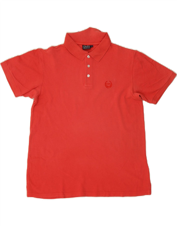 GIANMARCO VENTURI Mens Polo Shirt Large Red Cotton Vintage Gianmarco Venturi and Second-Hand Gianmarco Venturi from Messina Hembry 