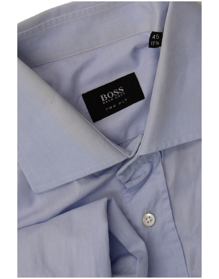Ανδρικό πουκάμισο Hugo Boss Μέγεθος 45 17 1/2 XL Μπλε