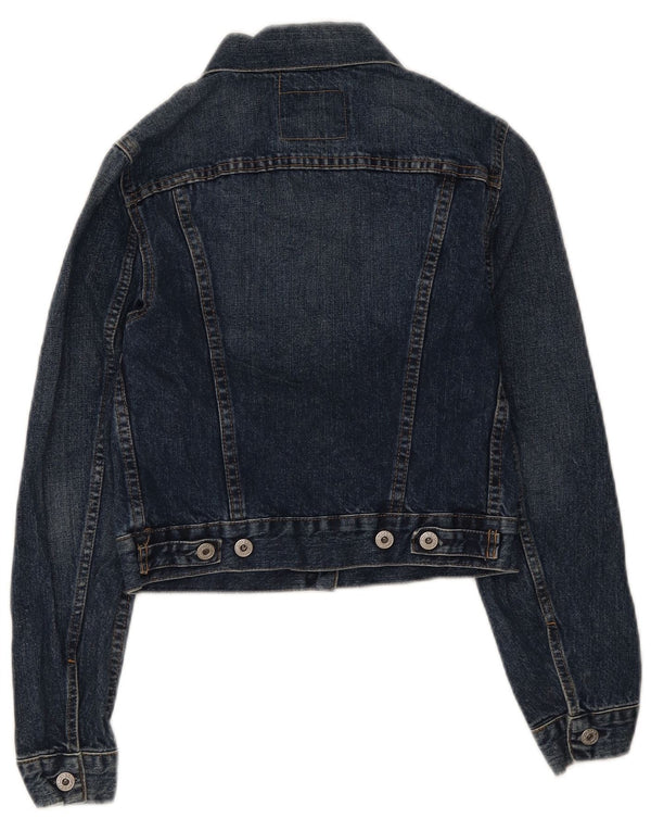 Replay Γυναικείο Τζιν Μπουφάν UK 8 Small Blue Cotton