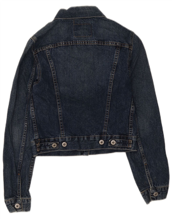 Replay Γυναικείο Τζιν Μπουφάν UK 8 Small Blue Cotton