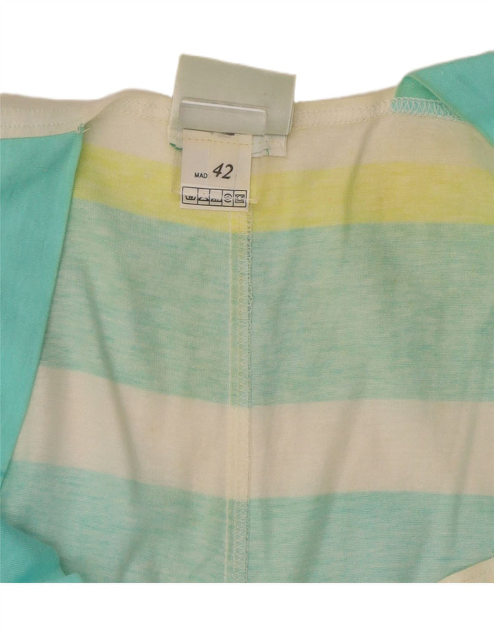 VERDISSIMA Womens Sleeveless Playsuit IT 42 Medium Multicoloured Striped Vintage Verdissima and Second-Hand Verdissima from Messina Hembry 