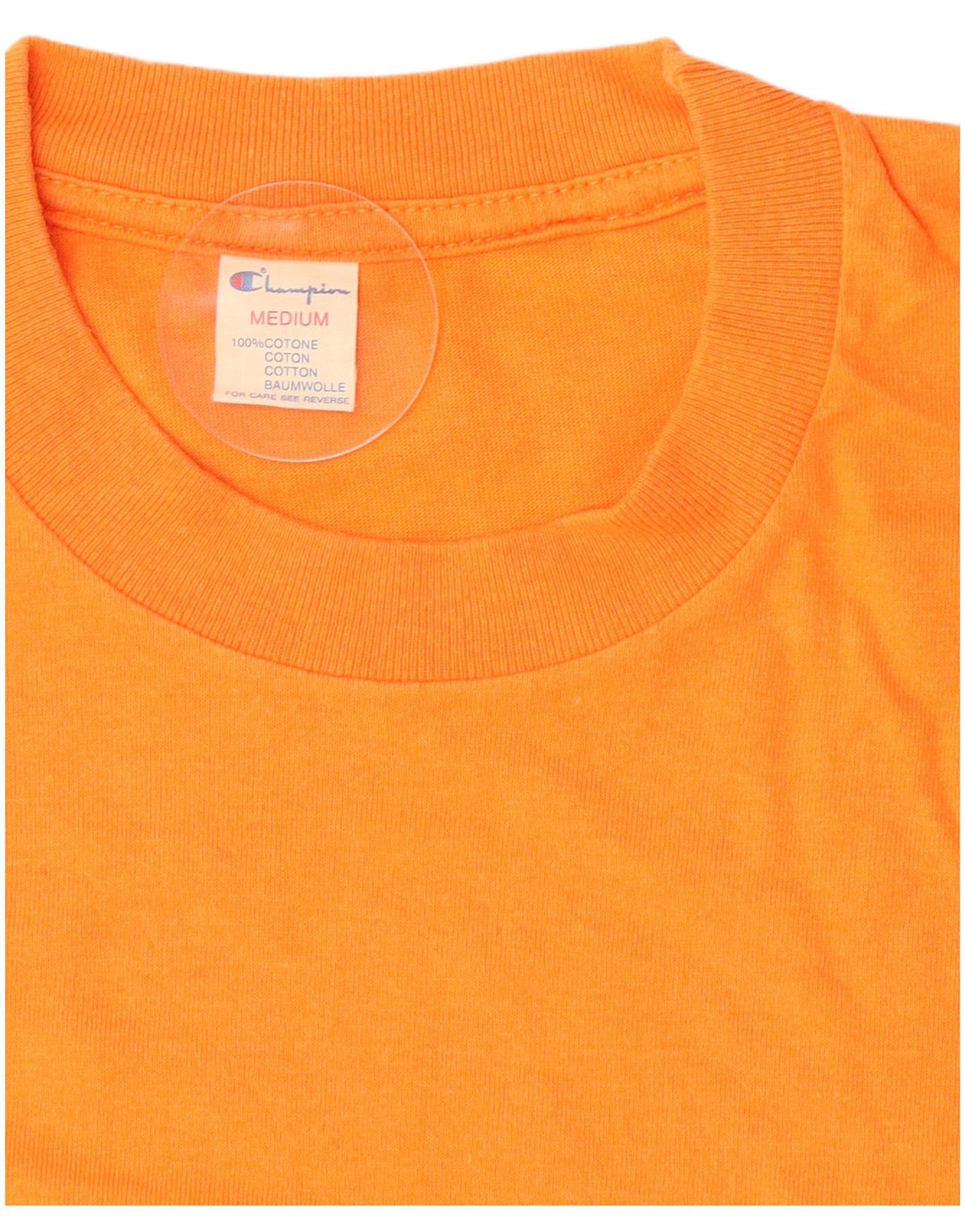 Ανδρικό γραφικό T-Shirt Champion Top Μεσαίο πορτοκαλί βαμβακερό