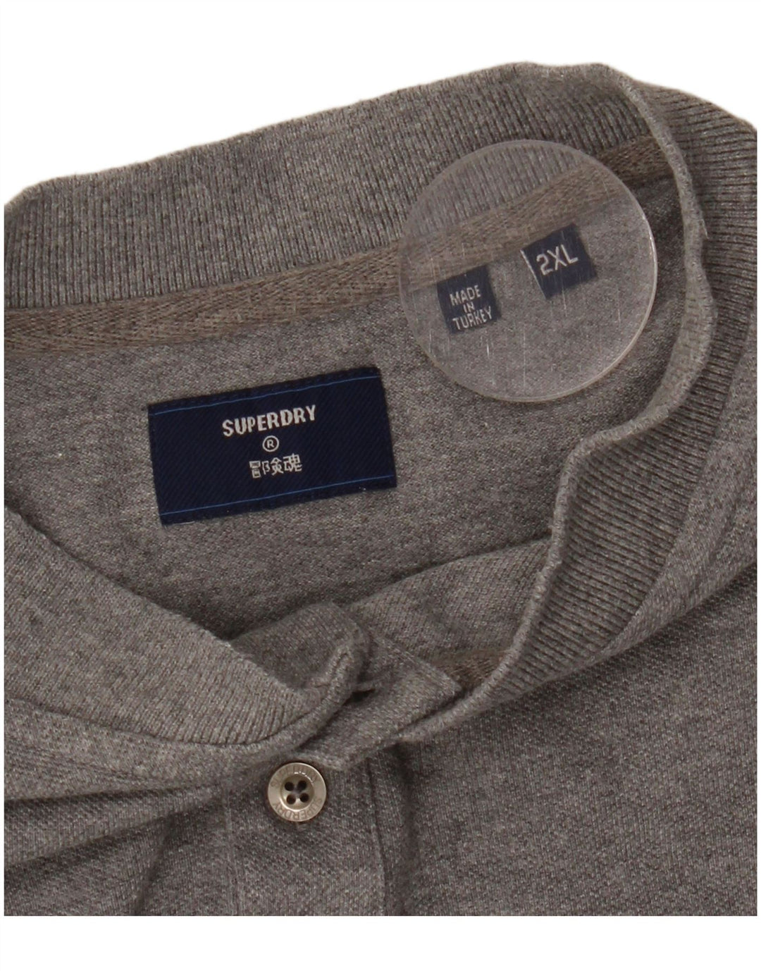 Ανδρικό T-Shirt SUPERDRY Top 2XL Γκρι