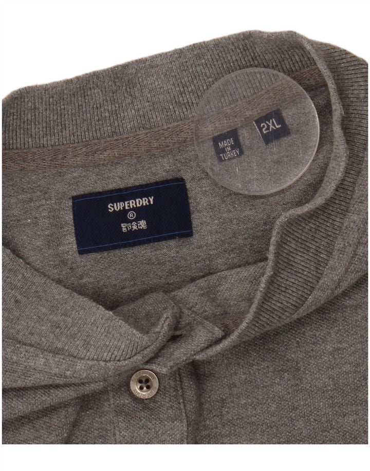 Ανδρικό T-Shirt SUPERDRY Top 2XL Γκρι