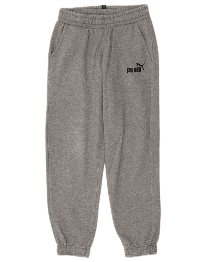 Παντελόνι αθλητικής φόρμας PUMA Boys Joggers 13-14 ετών γκρι βαμβακερό