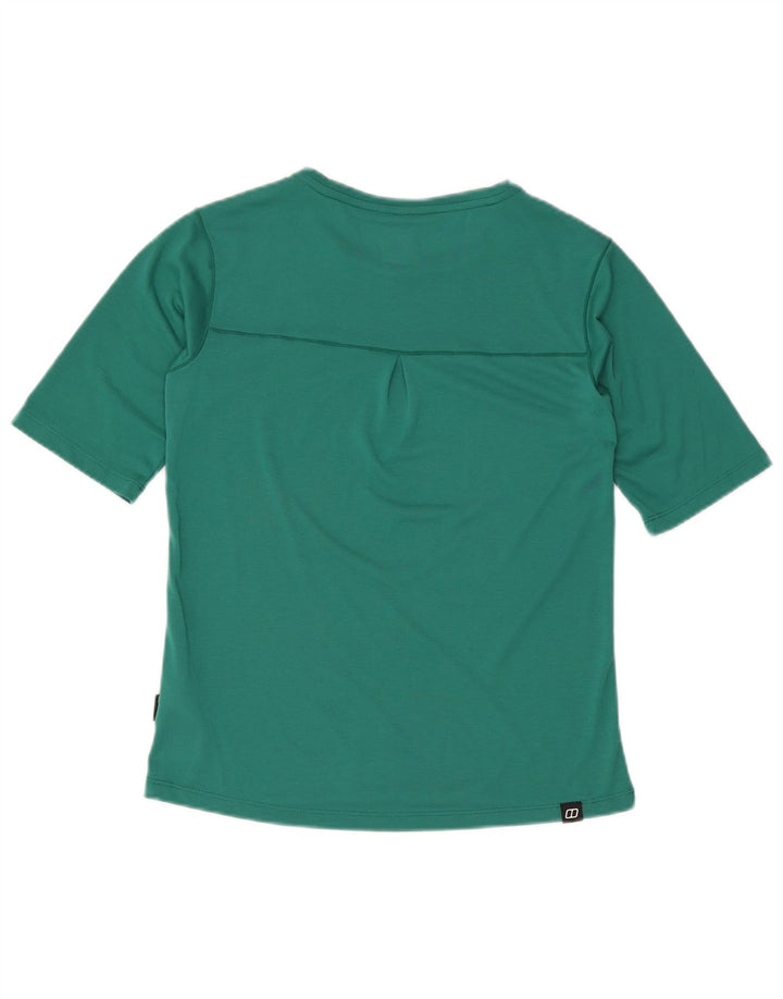 Berghaus Γυναικείο T-Shirt Top UK 8 Small Green Polyester