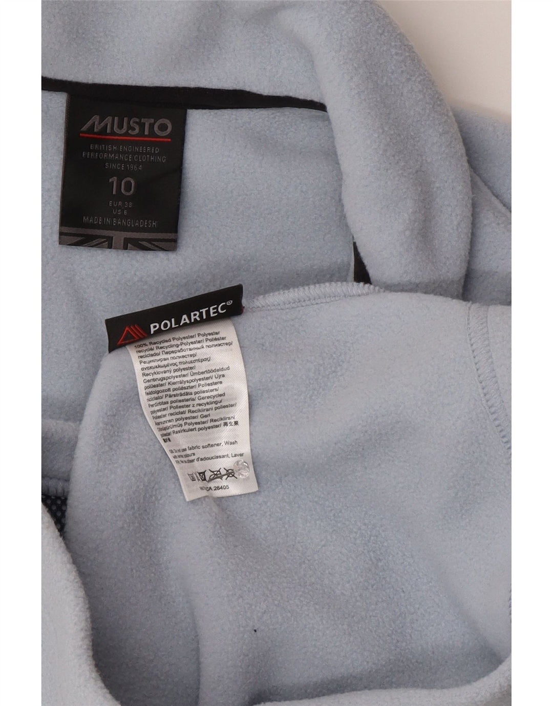 Musto Γυναικείο Fleece Jacket UK 10 Small Blue Polyester