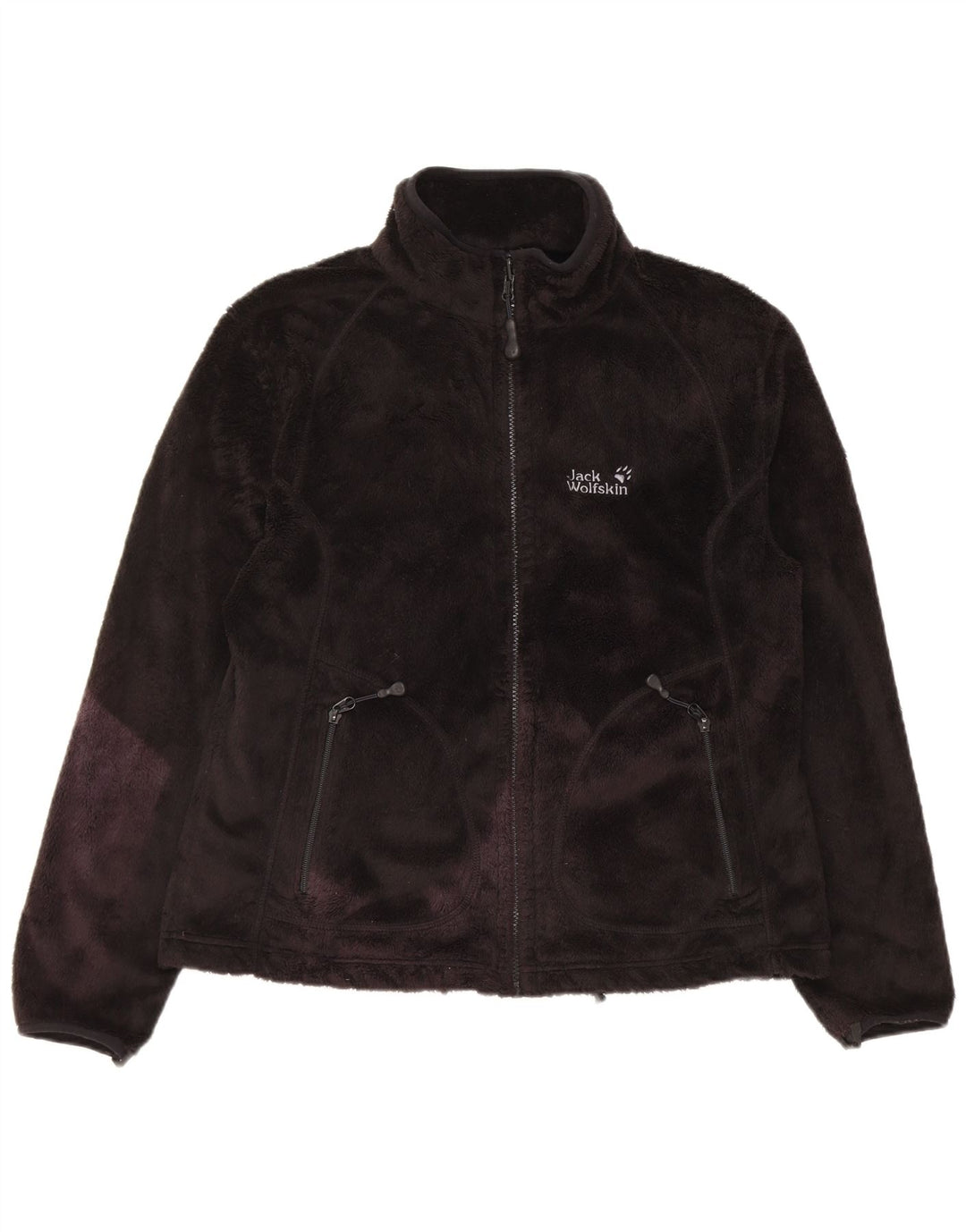Jack Wolfskin Γυναικεία επένδυση Fleece Jacket UK 16 Large Black Polyester