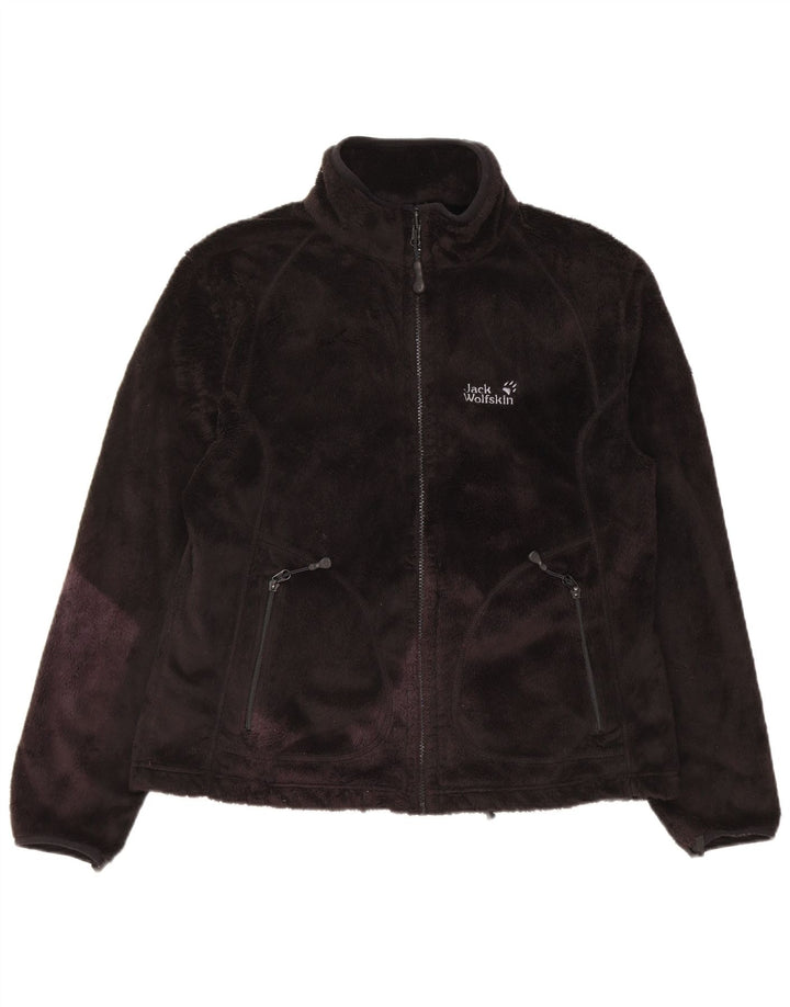 Jack Wolfskin Γυναικεία επένδυση Fleece Jacket UK 16 Large Black Polyester