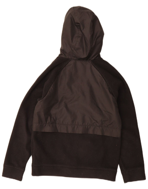 Μπουφάν Nike Boys με κουκούλα Fleece 10-11 ετών μεσαίο μαύρο πολυεστέρα