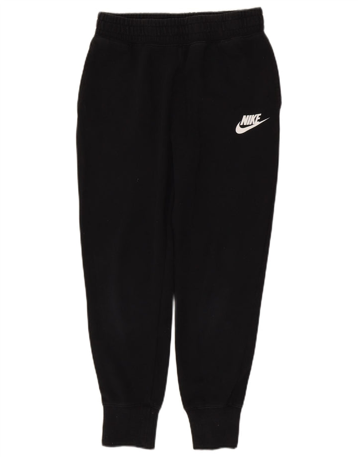 NIKE Κορίτσια αθλητική φόρμα παντελόνι Joggers 12-13 ετών μεγάλο μαύρο βαμβακερό