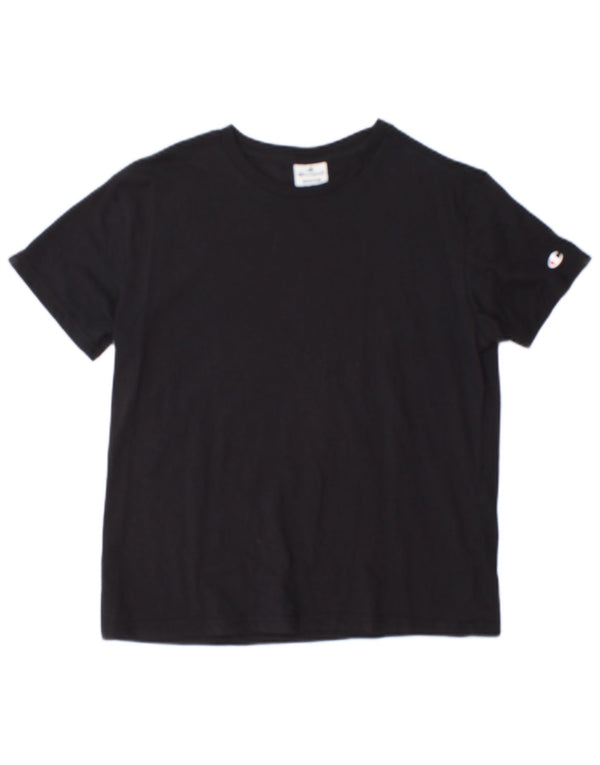 Champion Γυναικείο T-Shirt Top UK 14 Medium Black