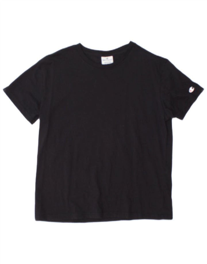 Champion Γυναικείο T-Shirt Top UK 14 Medium Black