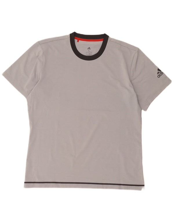 Ανδρικό γραφικό T-Shirt Adidas Top XL Grey Polyester