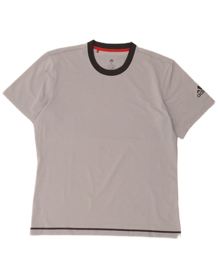 Ανδρικό γραφικό T-Shirt Adidas Top XL Grey Polyester