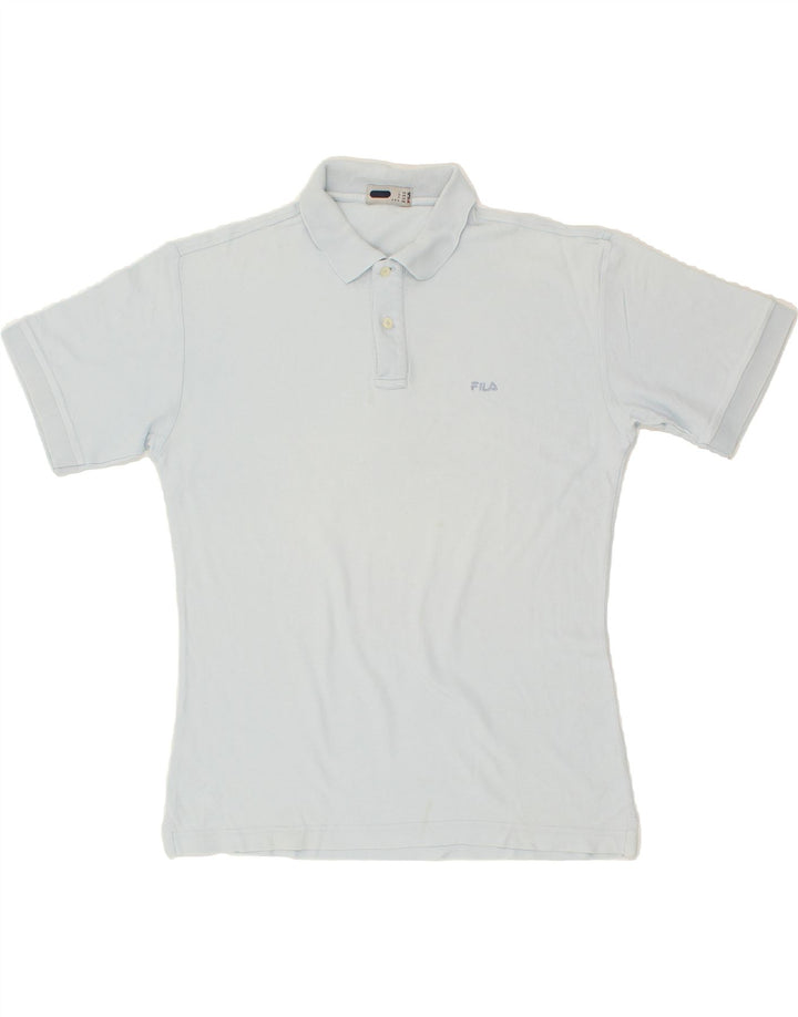 FILA Mens Polo Shirt Small Blue Cotton Vintage Fila and Second-Hand Fila from Messina Hembry 