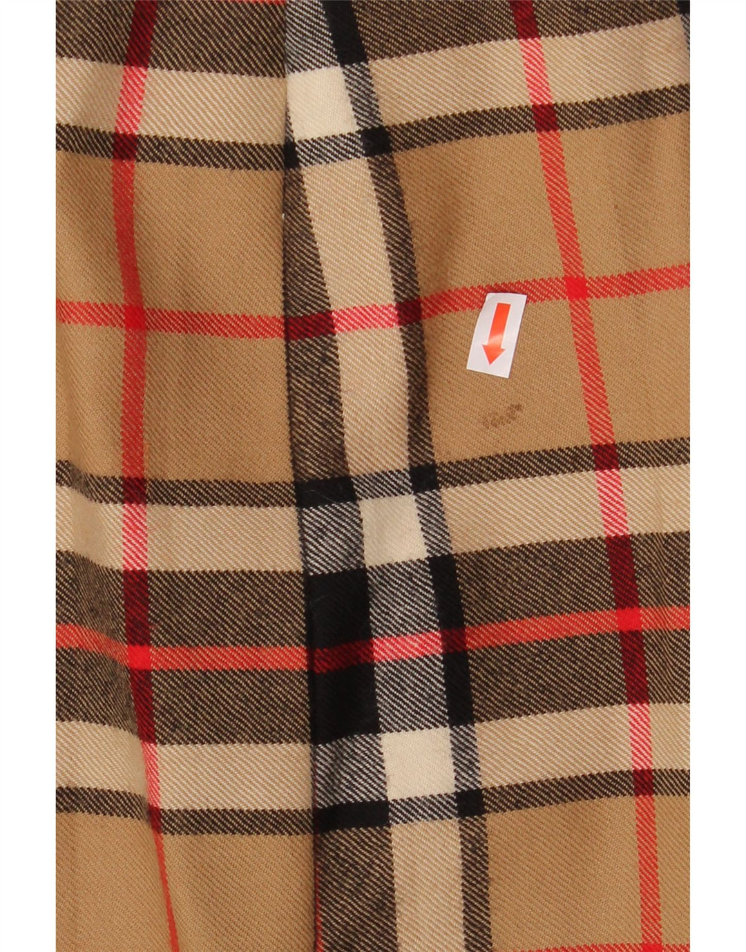 Γυναικεία Wrap φούστα VINTAGE W38 XL Beige Check